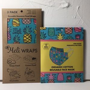 Reusable Beeswax Food Wraps & Reusable Face Mask